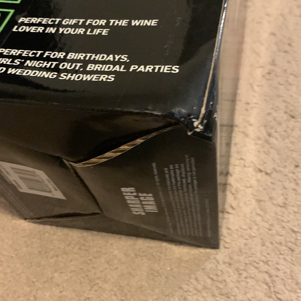 Sharper Image Oversized Wine Glass - Clear - Picture 2 of 3